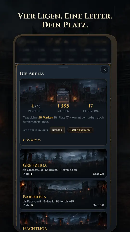Die Arena: dein Jäger gegen andere Spieler